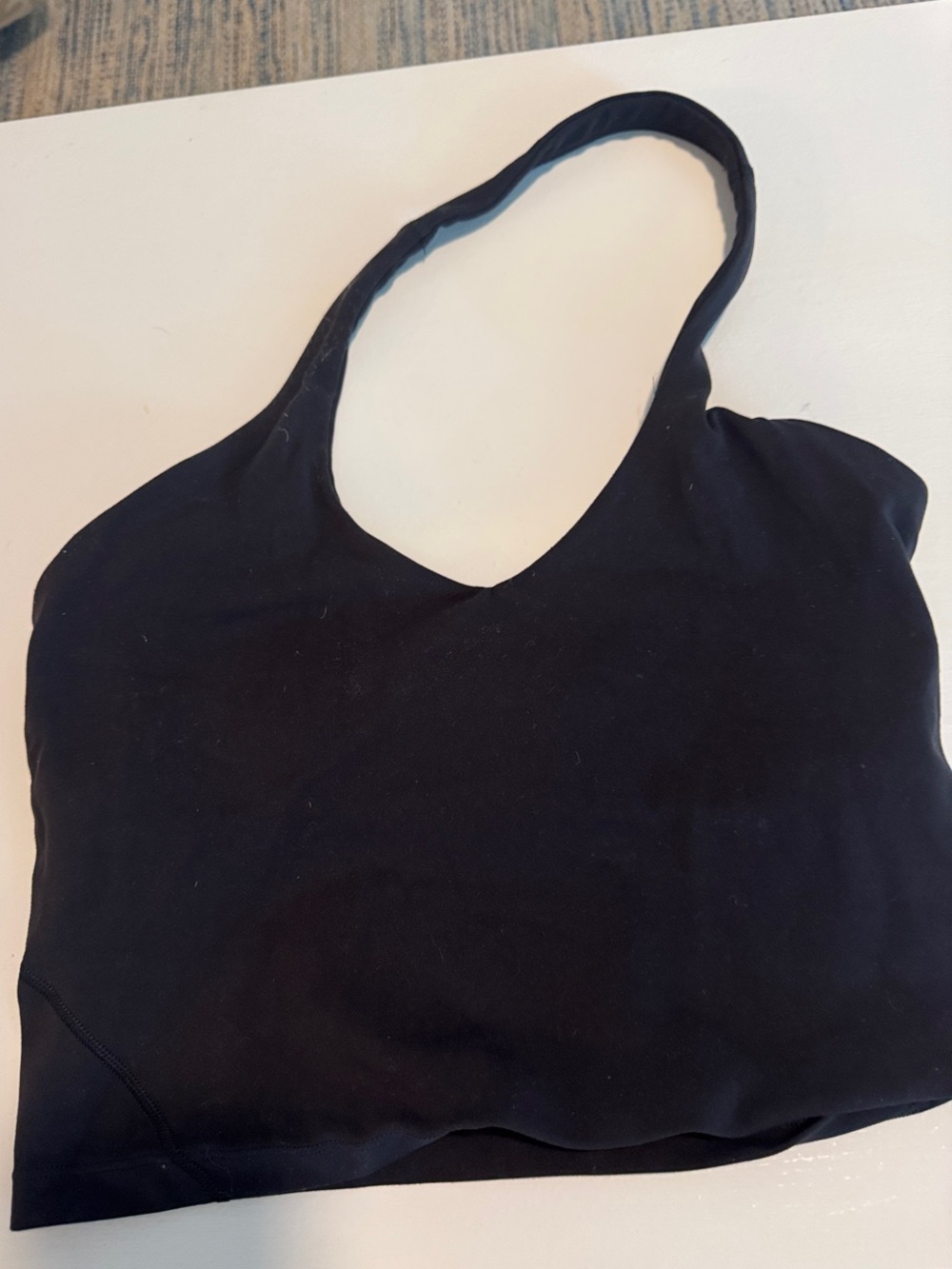 lululemon athletica Black Crop Tank Top